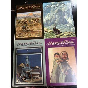 Lot of 4 Montana The Magazine of Western History Various From The Years 2003